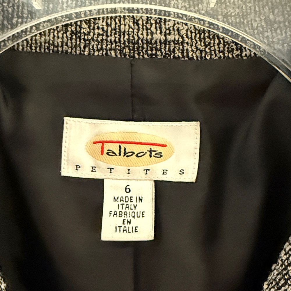 Talbots Gray Wool Blend Coat
